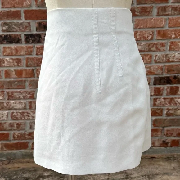 Zara white mini skirt / L / Excellent condition - Picture 5 of 11